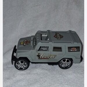 Military Army Gray Toy Jeep Truck with‎ Realistic Decals soldier special